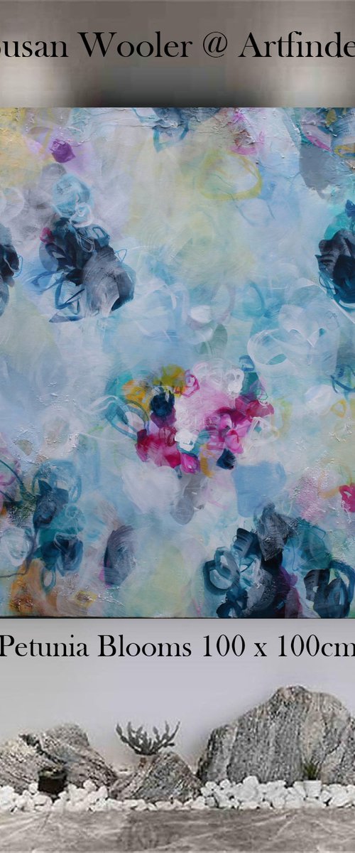 PETUNIA BLOOMS by Susan Wooler