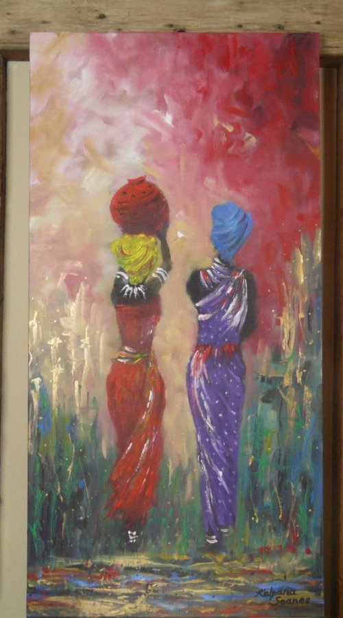 Friends Going To Work by Kalpana Soanes