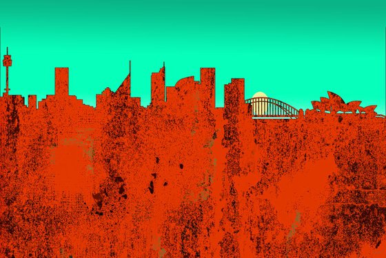 Sydney Skyline - RED