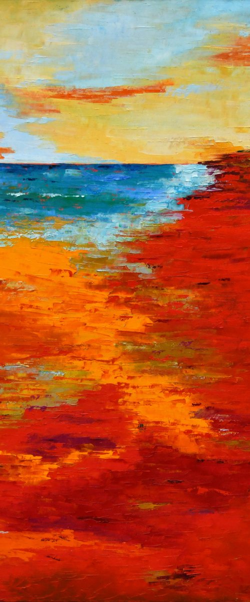 ref#:1244-40F (Red Beach) by Saroja van der Stegen