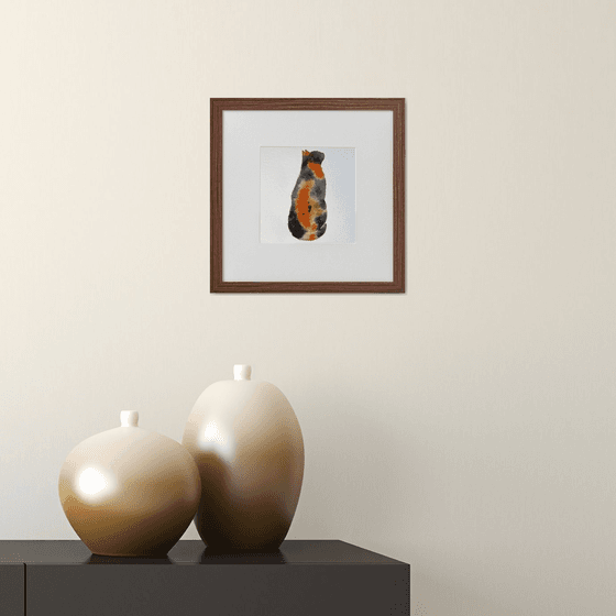 Tortoiseshell Cat Framed