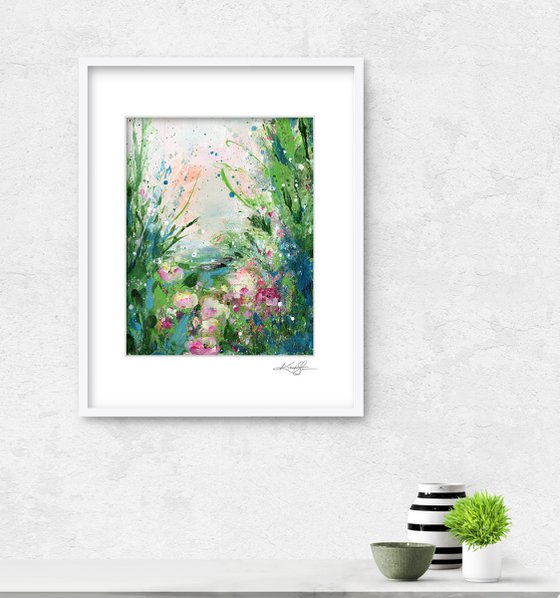 Lost In The Meadow 51 - Floral Abstract Painting by Kathy Morton Stanion