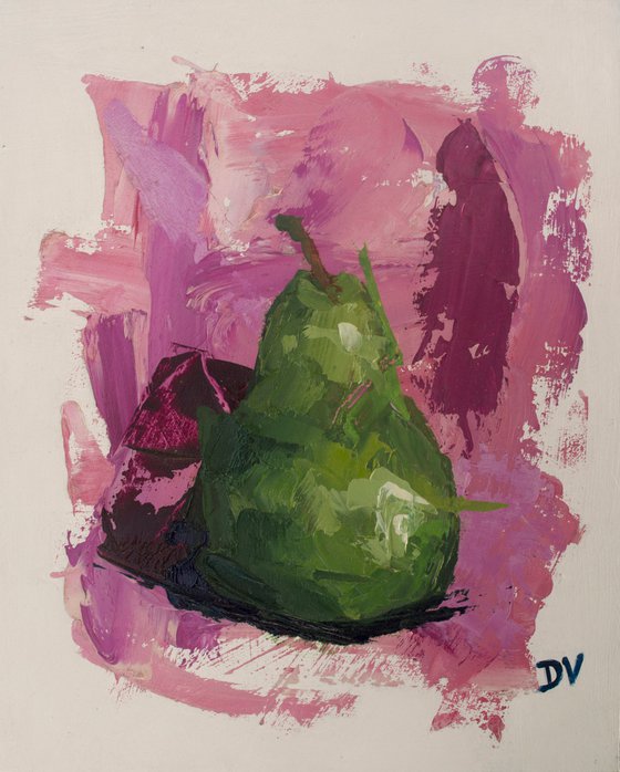 BEURRE PEAR ON PINK 2