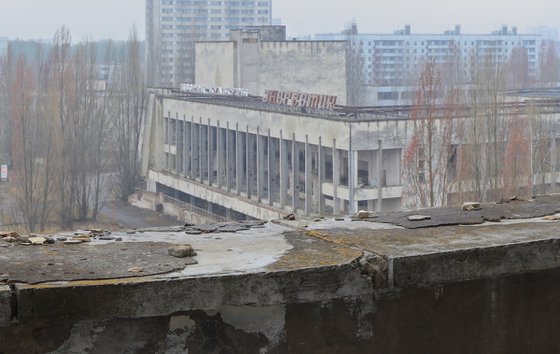 #40. Pripyat Hotel Polissya Top Floor 1 - XL size