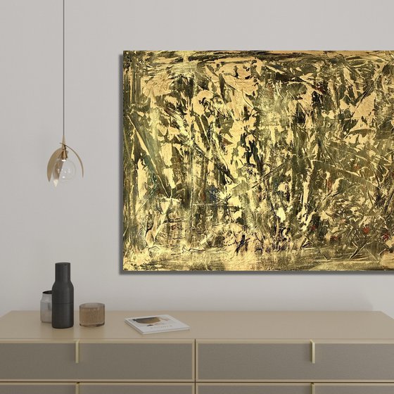 Gold Leaf 110x60x2 cm