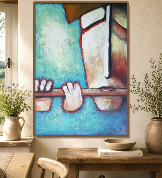Flute Musiek II (60cm x 84cm x 0.1 cm)