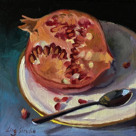 A Set of Four Fruit Painting