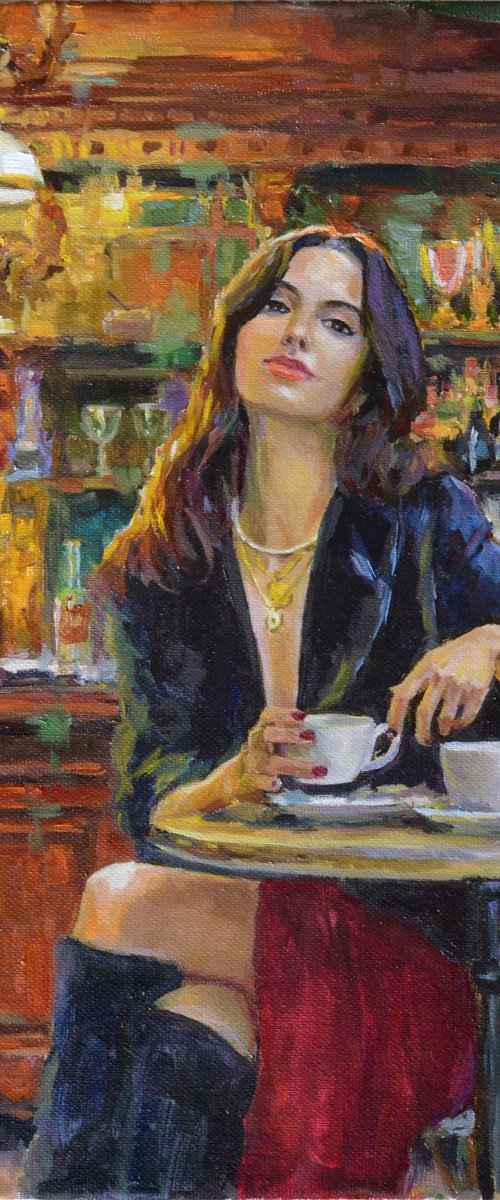 Coffee and Conversation by Vachagan Manukyan