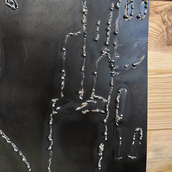 Wall sculpture - Dog basque