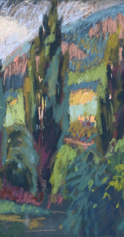 Evening in the Pyrenees by Victoria Ramanovich