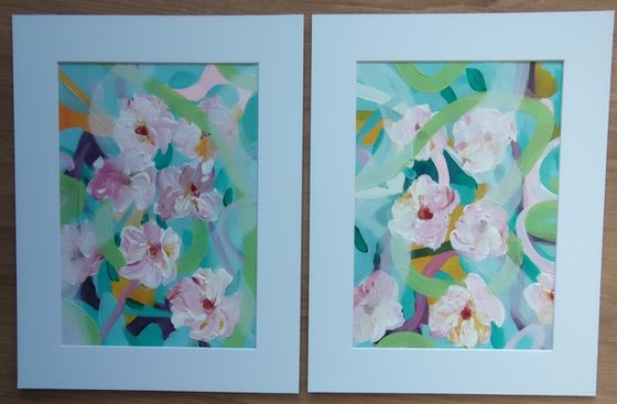 ON PARADE diptych