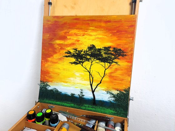 Sunny tree