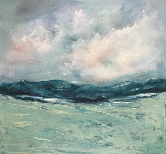 Landscape   ' Smokey  Mountains IV ‘ By Maxine Martin