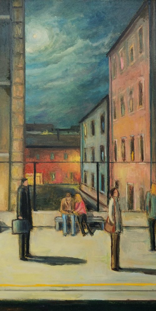 On the platform by Massimiliano Ligabue