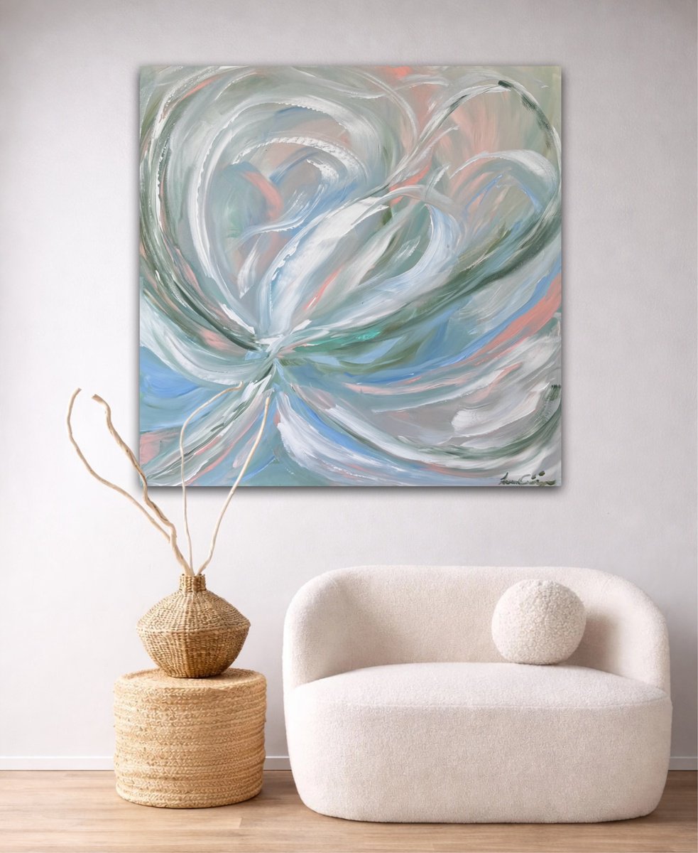 Folded Calm By Ivana Gigovic, 35 X 35, Artwork For Sale On Artfinder