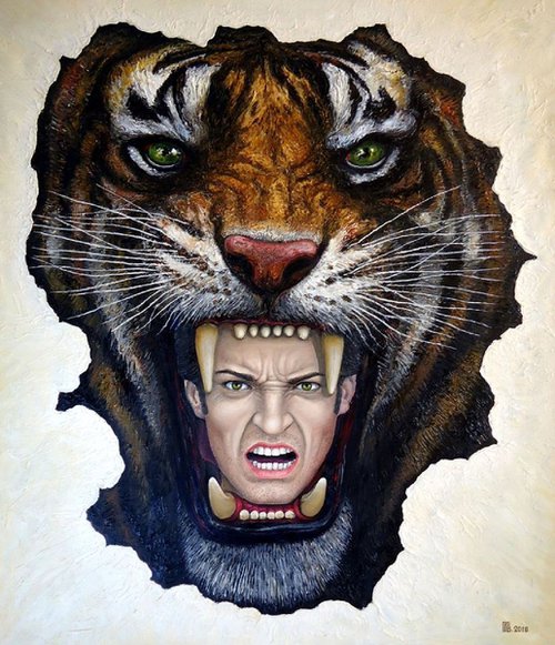 "Howling Tiger" by Grigor Velev
