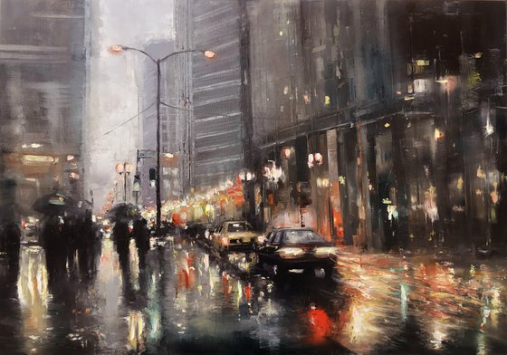 "New York" 100x70 by Artem Grunyka