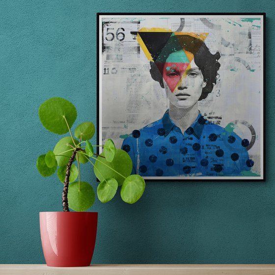 343_Geometric portrait