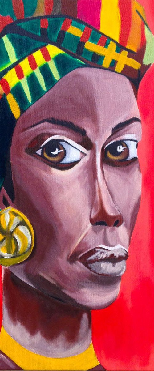 AFRICAN WOMAN by Christina Bilbili