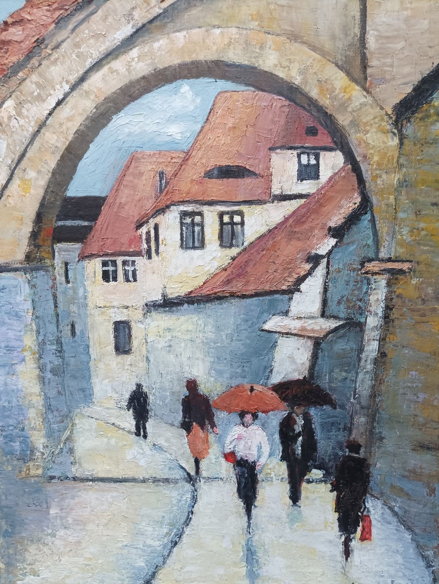 Sibiu street by Maria Karalyos