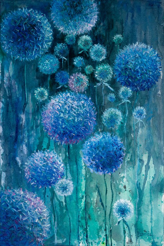 Blue flowers