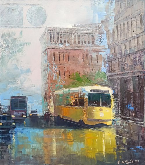 Yellow Tram by Kamo Atoyan