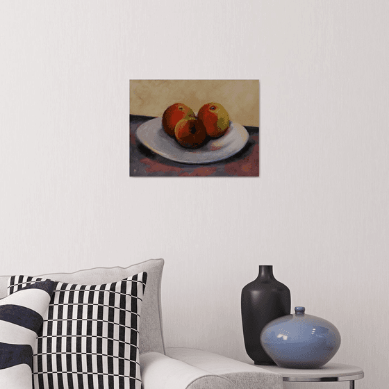 Still life with Apples