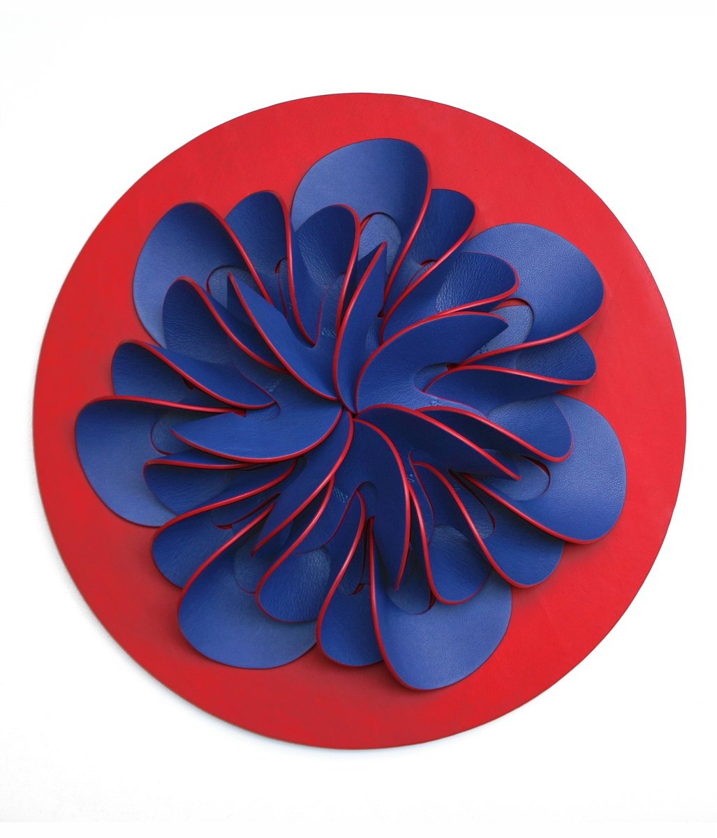 Organic Botanical Sculpture By Vanda Berecz, 24 X 24", Thrill, Original Artwork