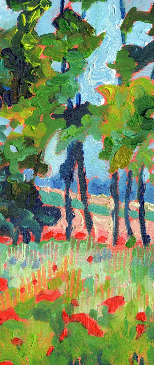 Surrounded by Poppies by Mary Kemp