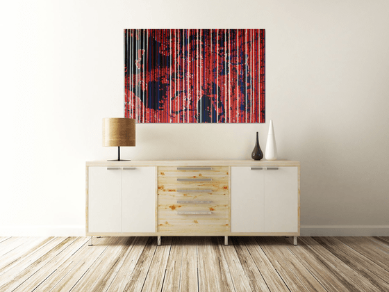 THE BIG JOURNEY (abstract art ready to hang your way )