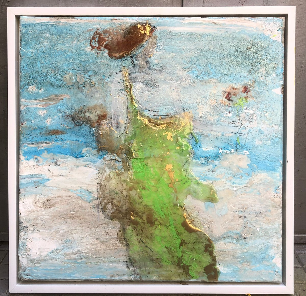Expressive Painting , Etera N3 By Giusy Lauriola, 21 X 21, Artwork For Sale On Artfinder