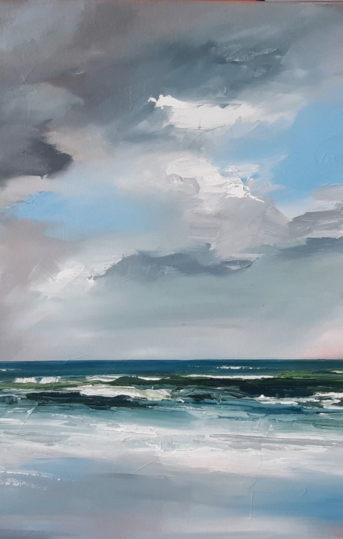 Irish sea squall by Steve Keenan