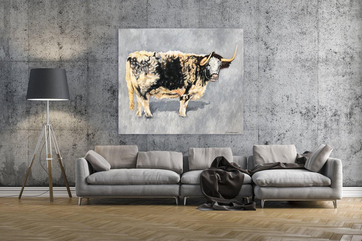 Shaggy Cow by Lydia Cunningham