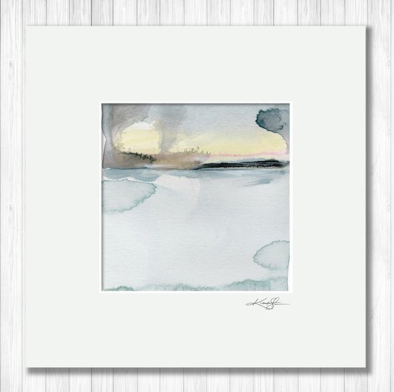 Tranquil Dreams 7 - Abstract Landscape/Seascape Painting by Kathy Morton Stanion