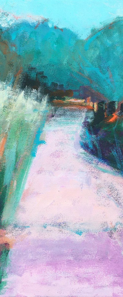 Track through Cow Parsley by Chrissie Havers