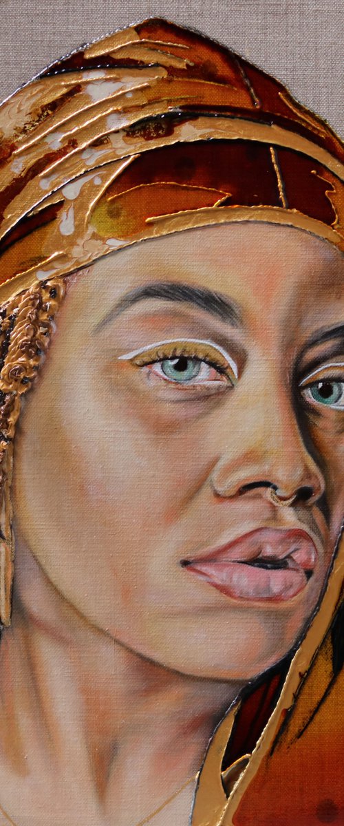 Golden Durag by Mikéla Henry-Lowe