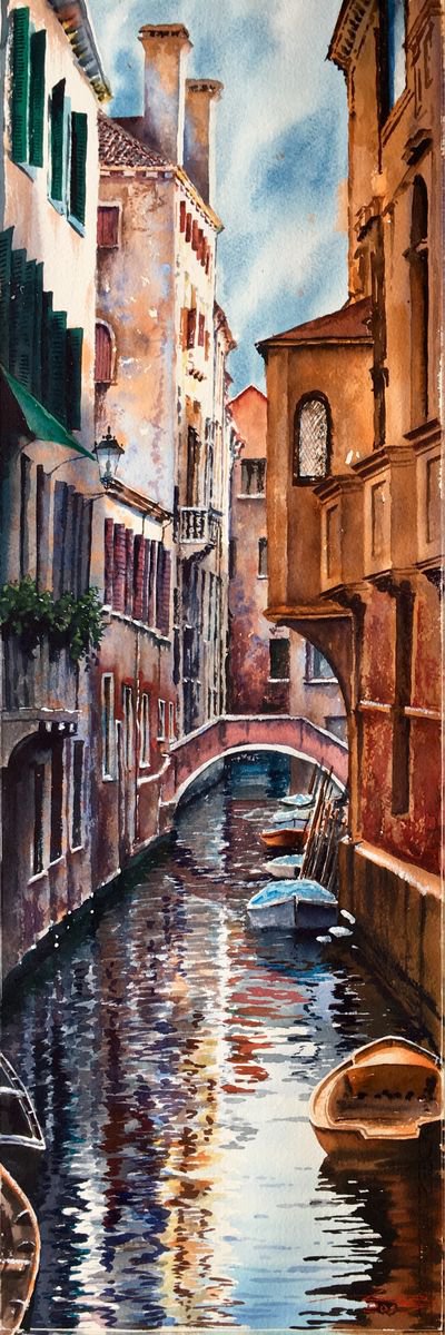Venetian canals by Igor Dubovoy