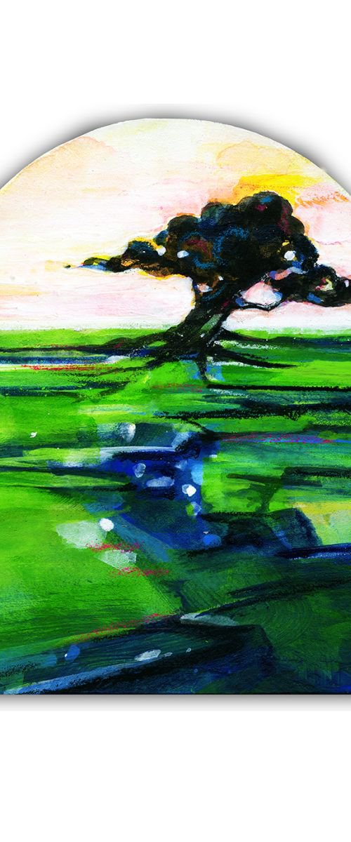 Tree Landscape Abstract No. 5 by Kathy Morton Stanion