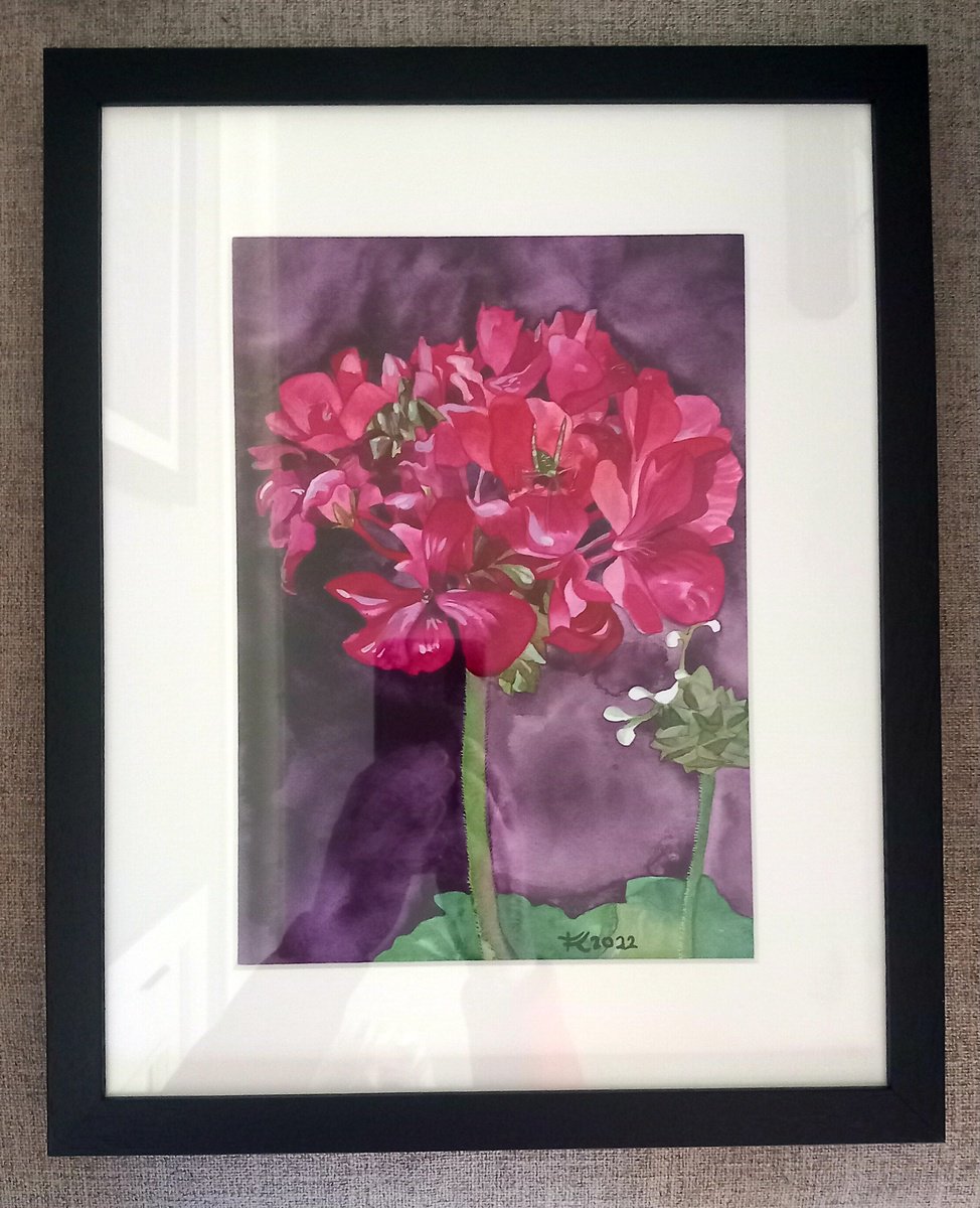 Illustrative Botanical Painting By Terri Smith, 12 X 16", Garden Variety, Original Artwork