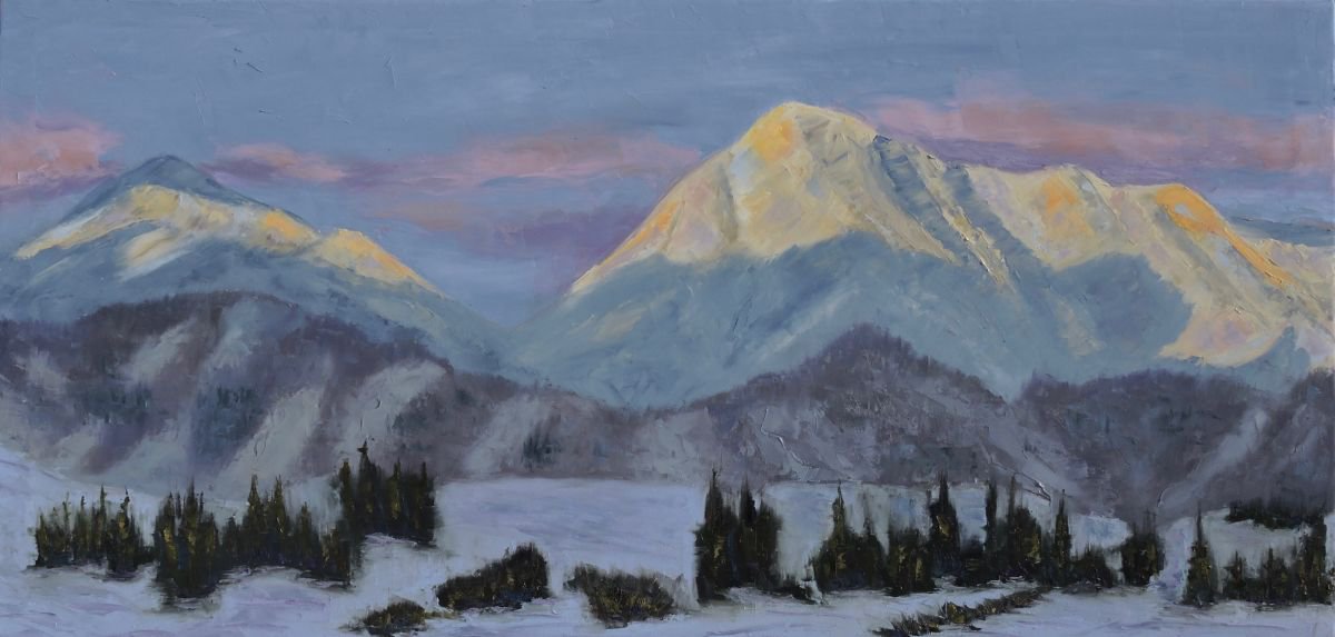 Mountain glow by Linda Mooney