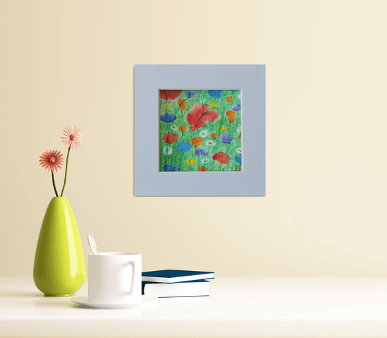 Meadow Flowers 3 - Watercolour, small gift idea