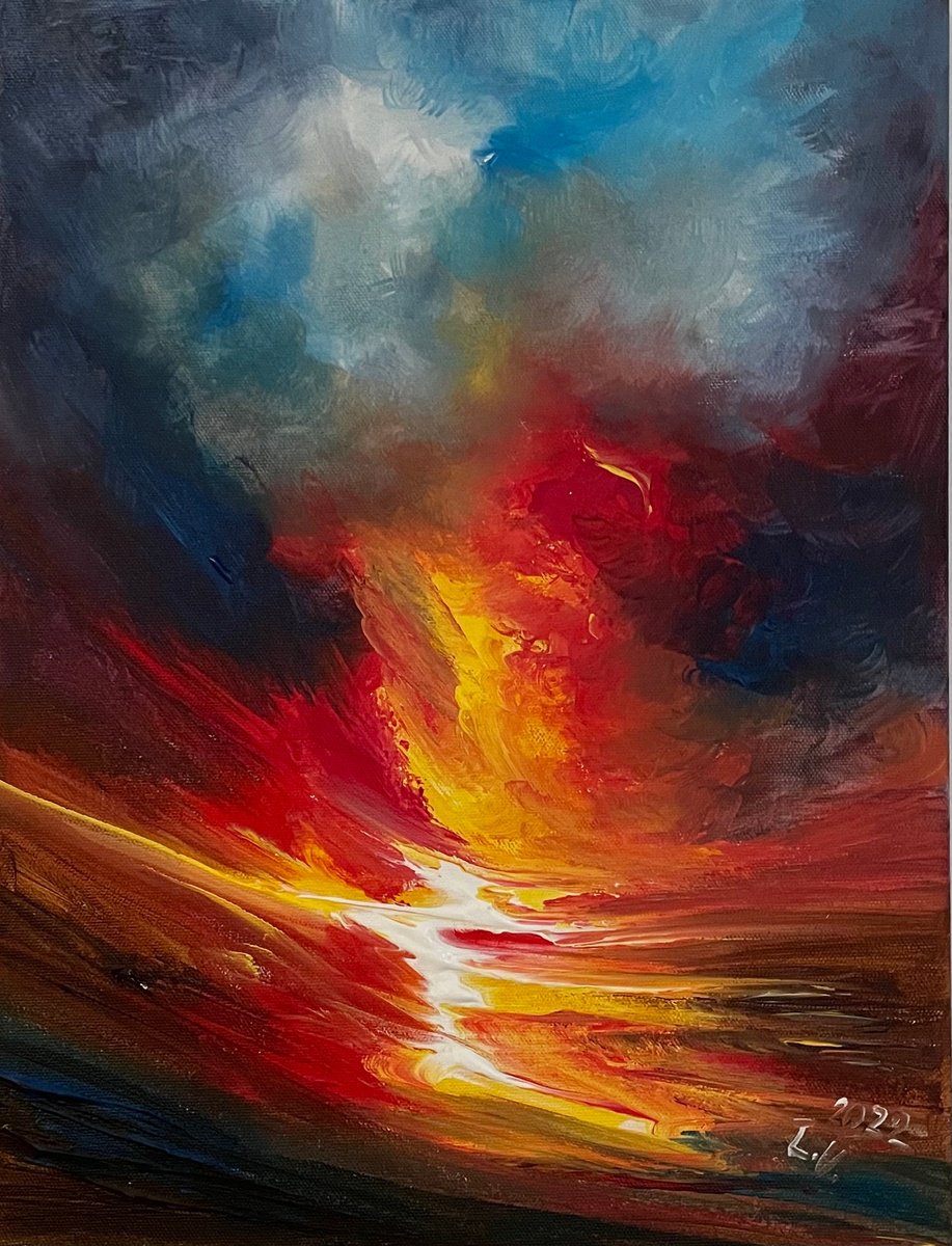Sky on Fire by Timea Valsami