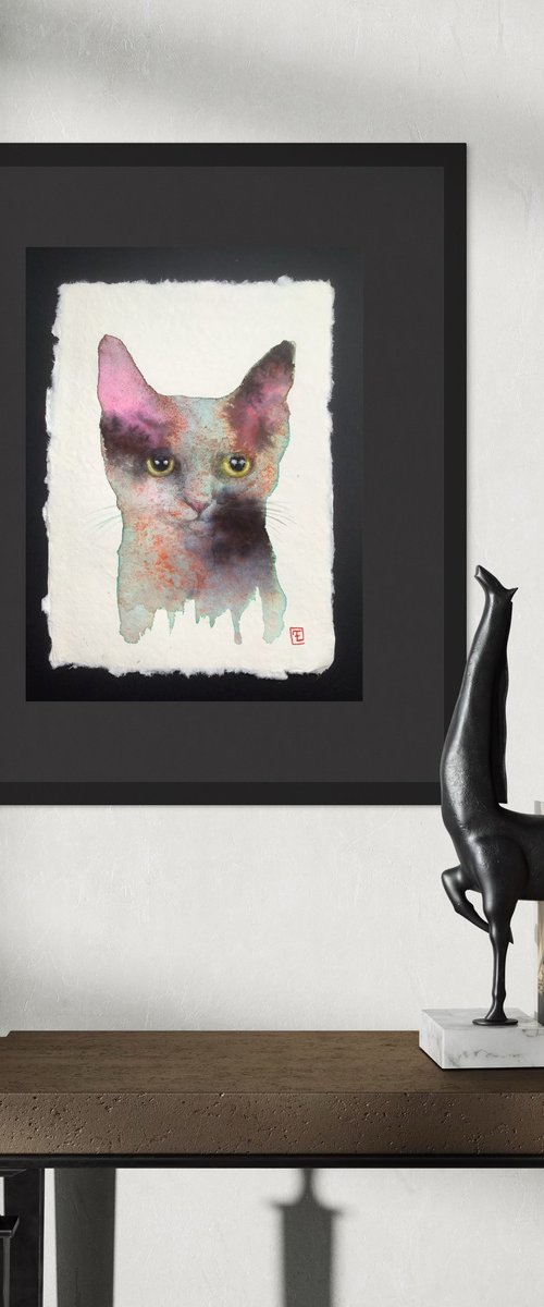 ABSTRACT CAT by Eva Fialka