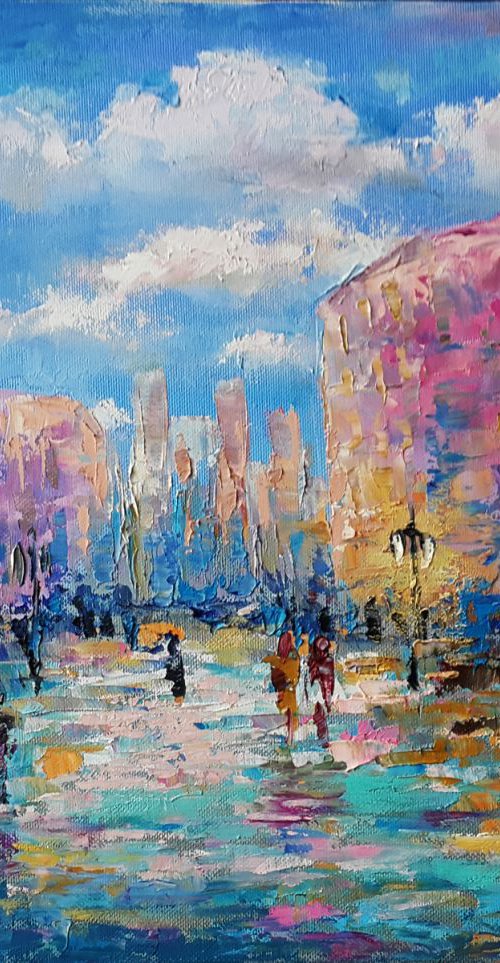 Pedestrianized street by Anastasia Kozorez