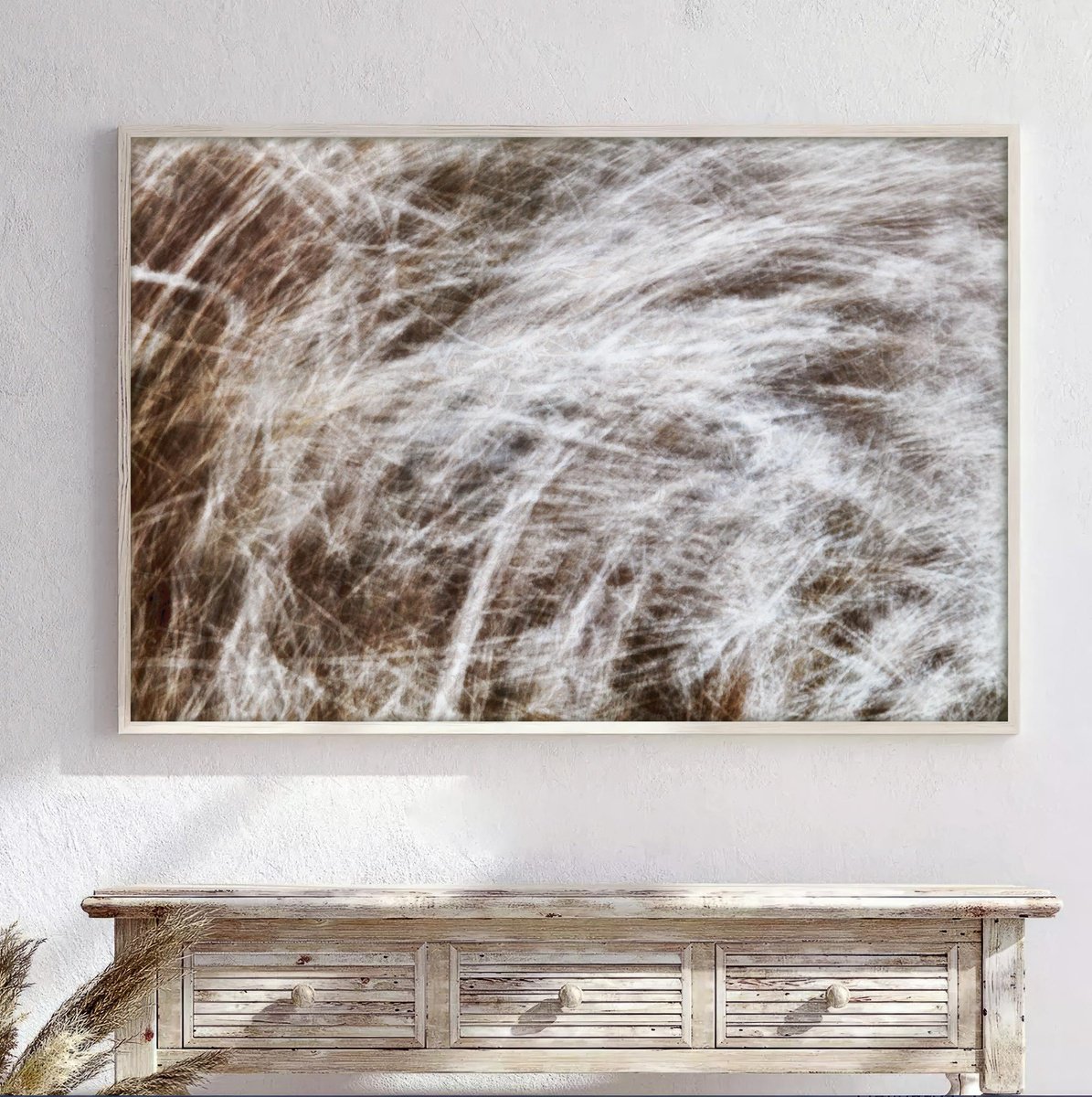 Abstract Landscape Photograph By Karim Carella, 45 X 31", Frozen (Studio 2), Original Artwork