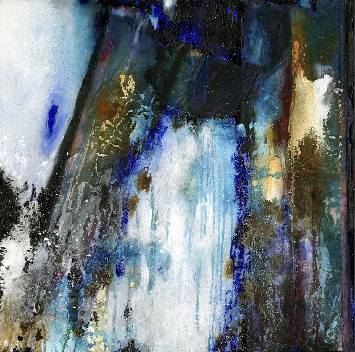 Expressive Painting , Sonata Minore By Kathy Morton Stanion, 30 X 30, Artwork For Sale On Artfinder