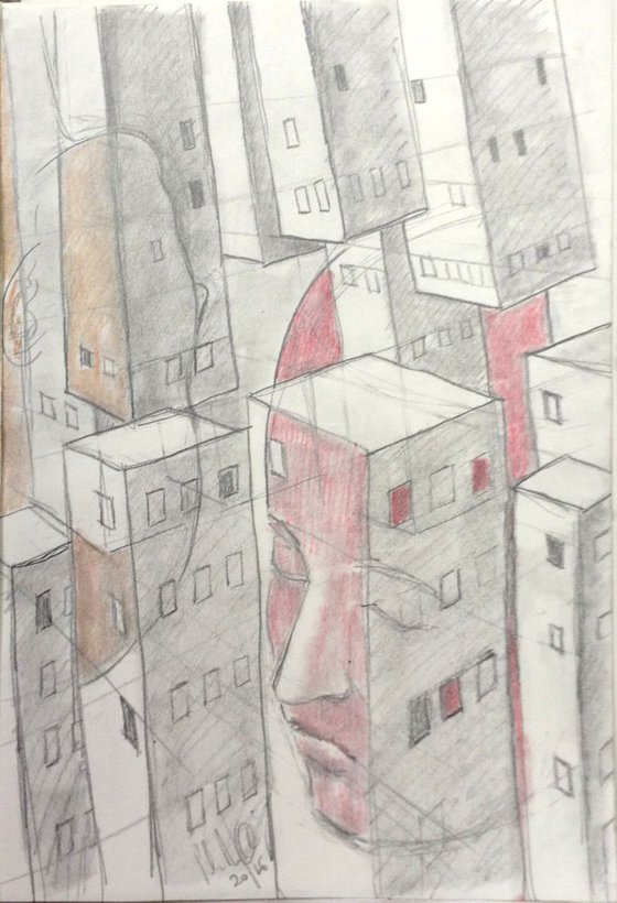 Cityscape sketch 3