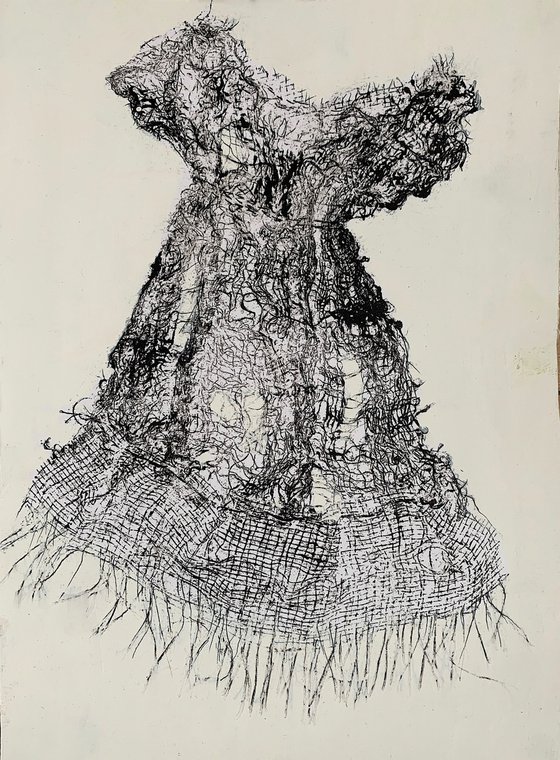 Coco's Collagraph Dress