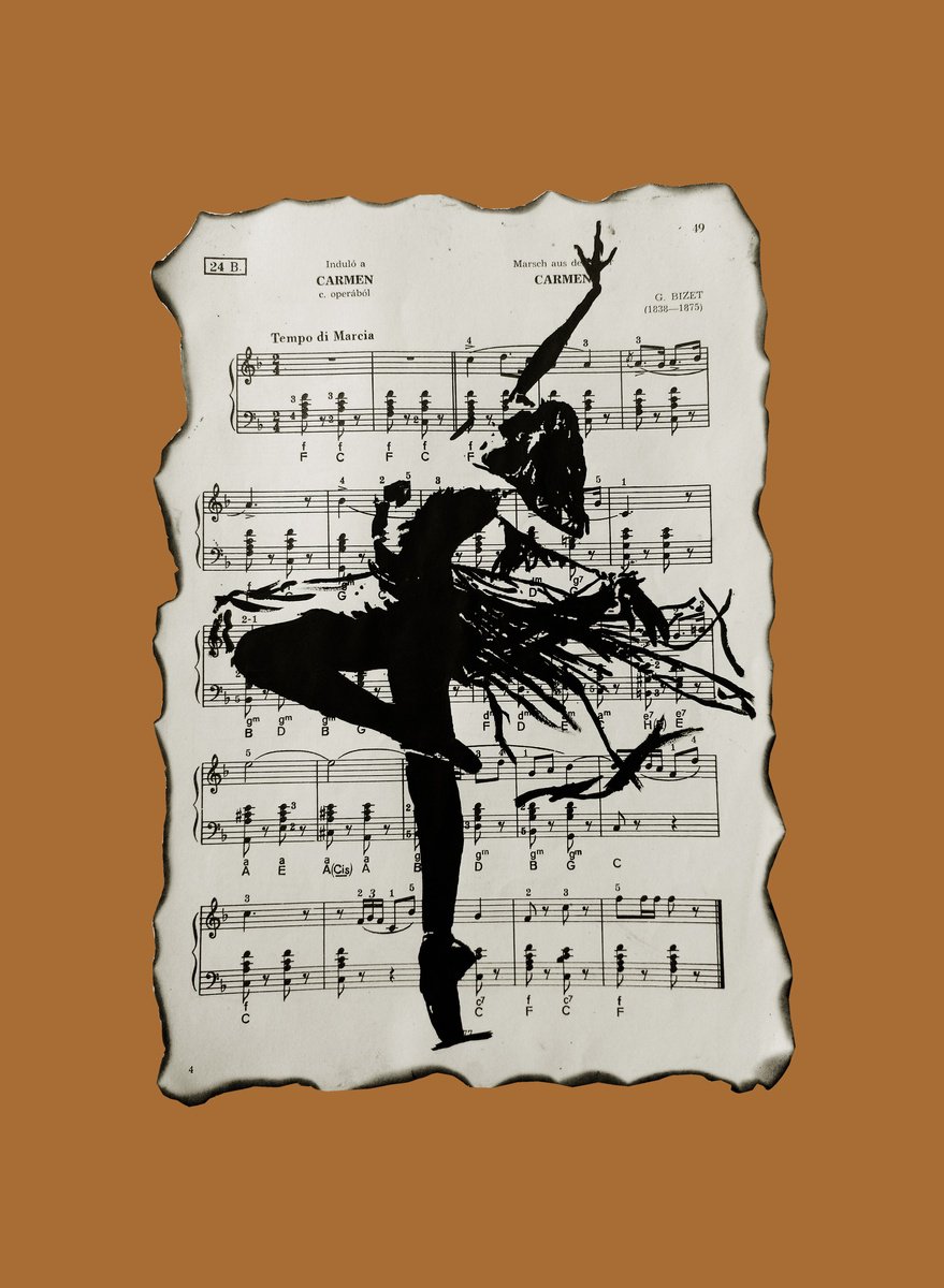 Expressive Portrait Drawing By Simona Tsvetkova, 12 X 16", Muse 23, Original Artwork