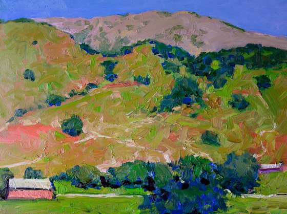 Green Hills. Mountains in California